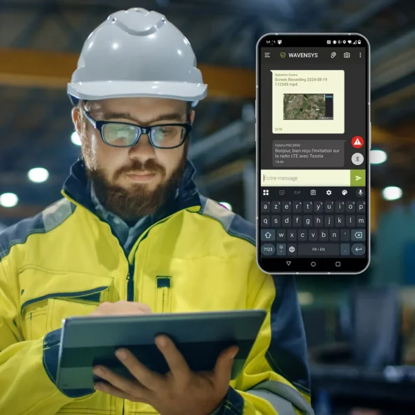 Solution radio lte tassta wavensys messagerie partage fichiers