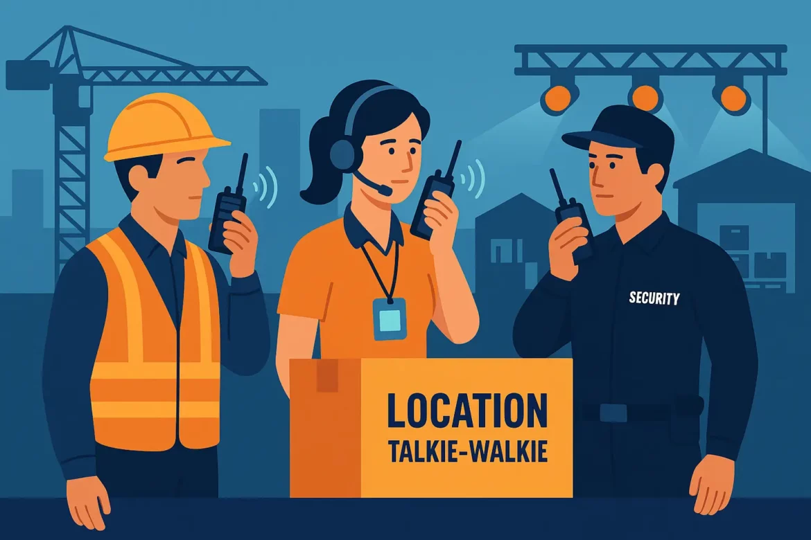 location talkie walkie