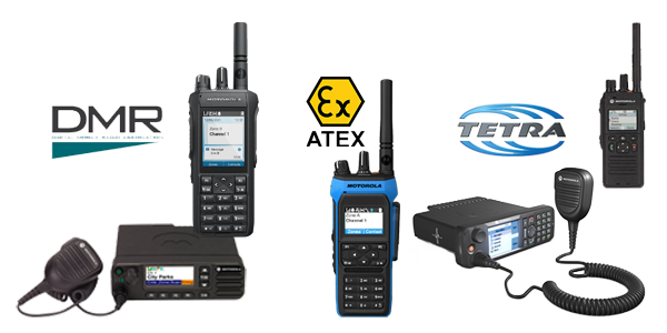 Matériels radio DMR ATEX TETRA