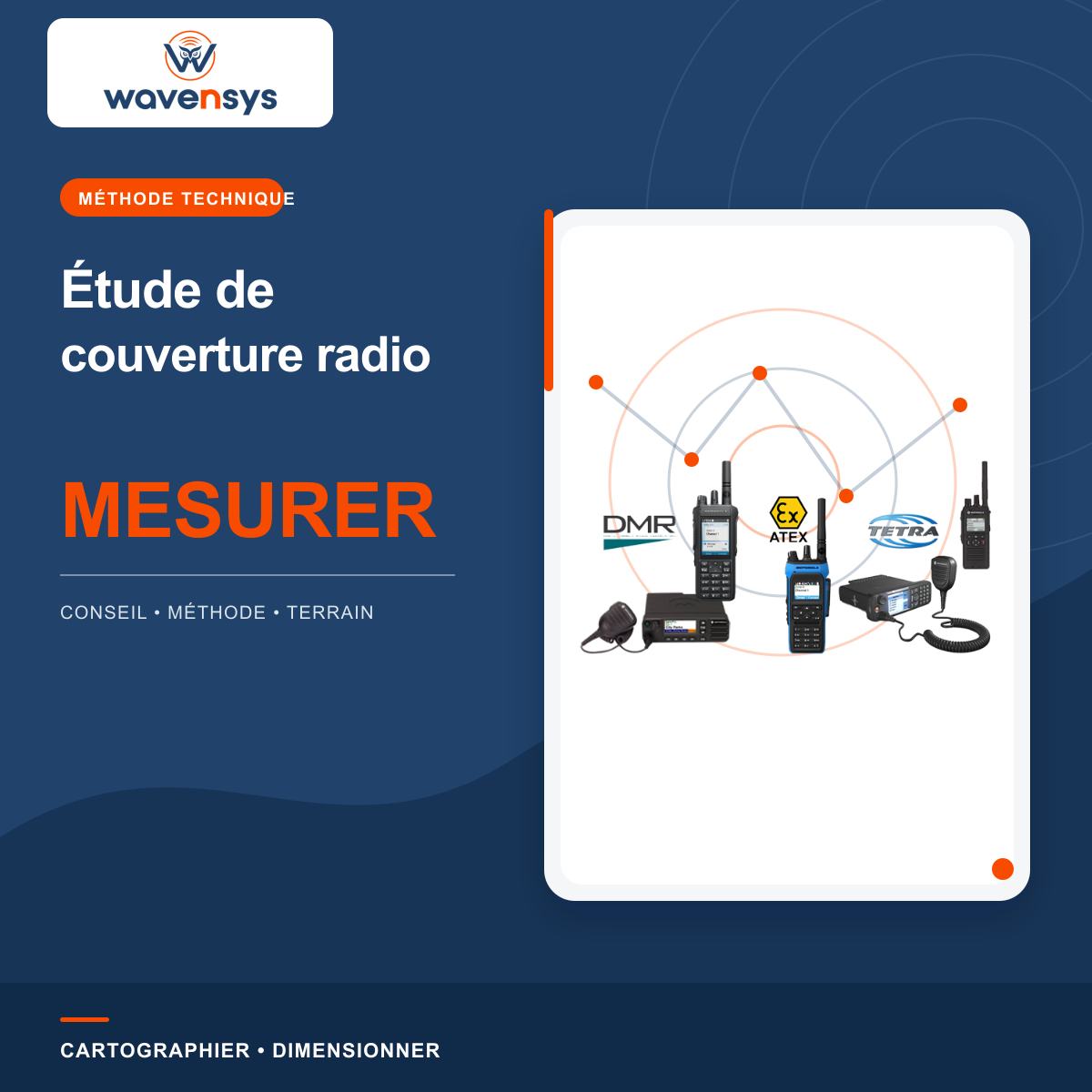 Étude de couverture radio pour dimensionner un réseau professionnel